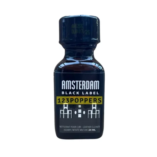 amsterdam black label poppers 24ml