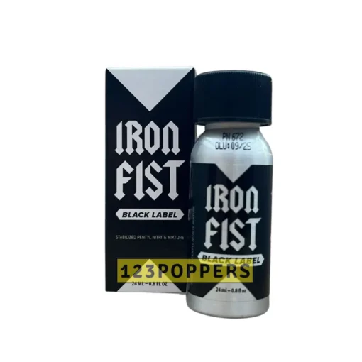 Iron Fist Black Label Poppers 24ml